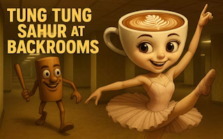 Tung Tung Sahur at Backrooms