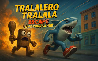 Tralalero Tralala escape Tung Tung Sahur